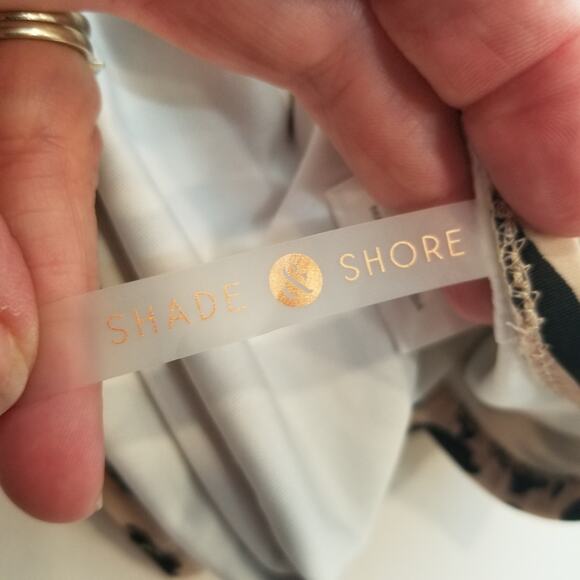 Shade & Shore Women's Double Strap Tie Back Monokini One Piece Swimsuit XL - Picture 5 of 7